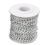 Chidian 1 Roll Aluminium Chain Twisted Link Chains DIY Crafts Chain Bag Garment Chain